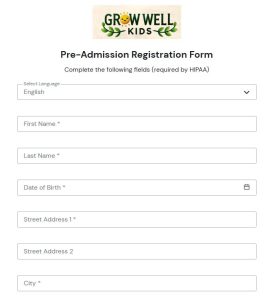 Infant Frenectomy Form